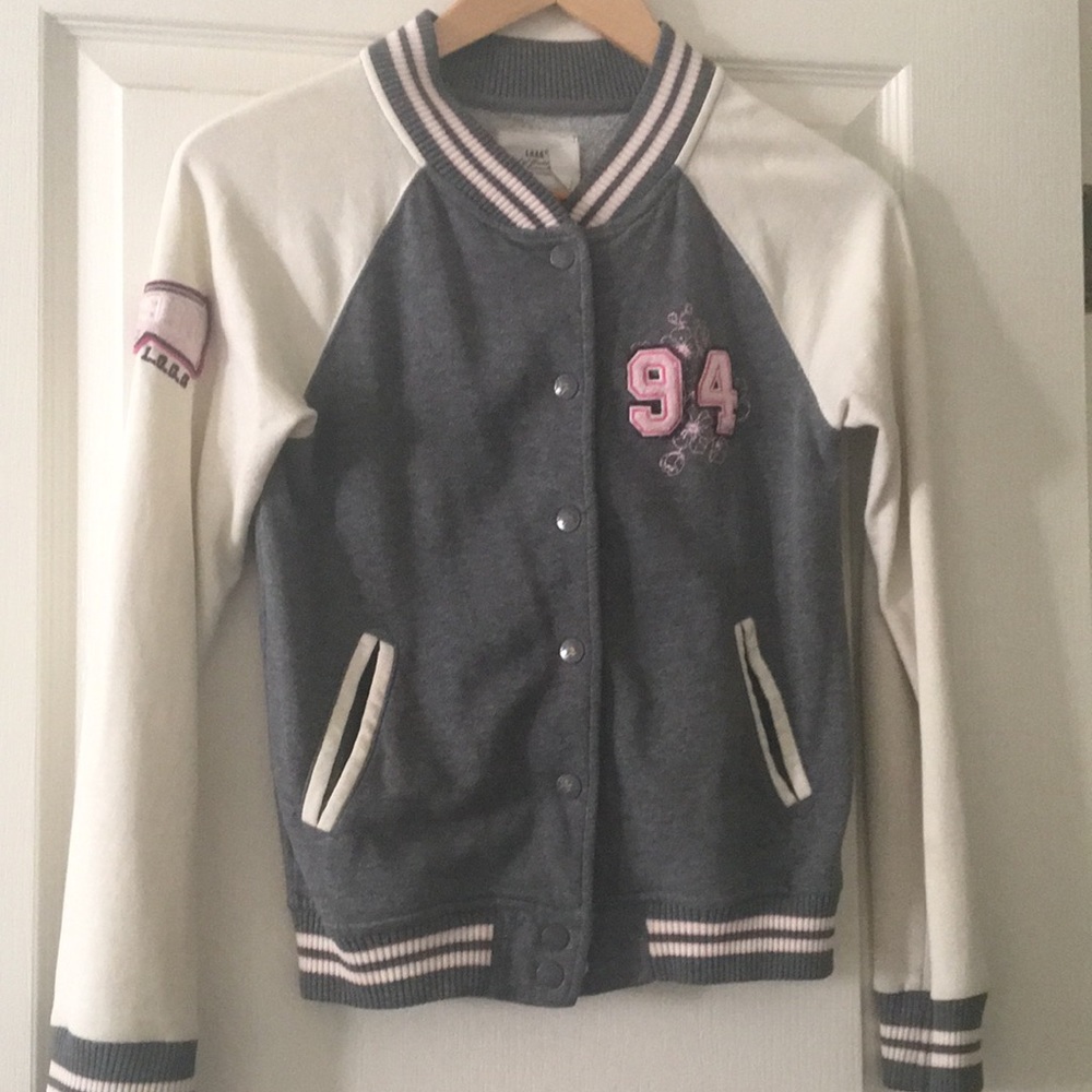 h&m cute varsity jacket